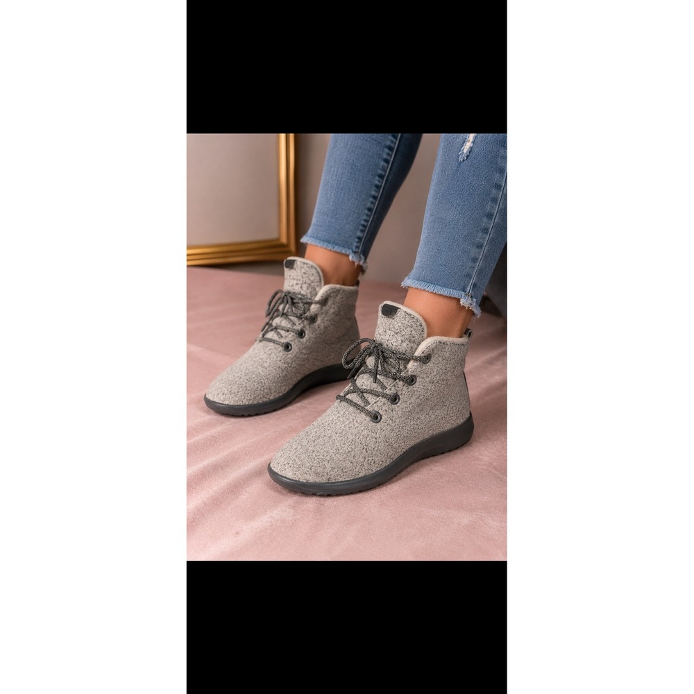 Allbirds Wool Runner-up Mizzles Women's Size‎ 8 Grey Good Water Repellent